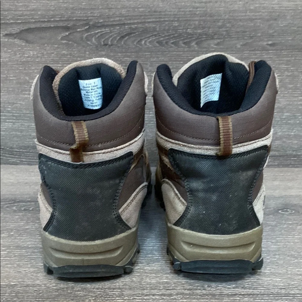 Northside Rampart Kids Youth Lightweight Mid Hiking Boots Shoes Size 5 Brown